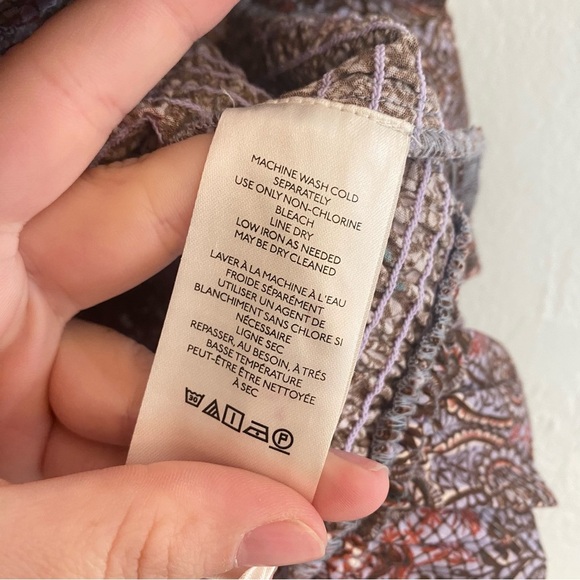 Anthropologie Smocked off the‎ shoulder Blouse - Picture 7 of 8